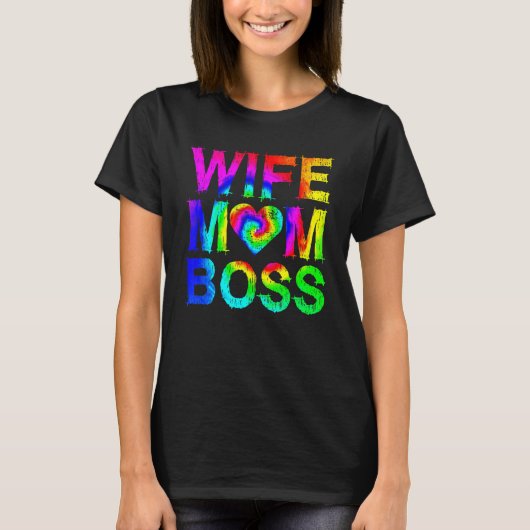 妻ママボスCEOビジネスオーナービジネスウーマンEnt Tシャツ (正面)