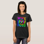 妻ママボスCEOビジネスオーナービジネスウーマンEnt Tシャツ (正面フル)