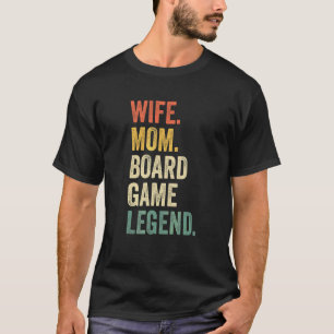 妻ママボードゲーム伝説ゲーム夜マザーヴィント Tシャツ