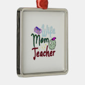 妻ママ先生 メタルオーナメント (右)