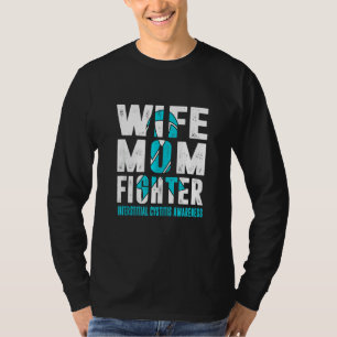 妻ママ戦闘機間質膀胱炎認識度 Tシャツ