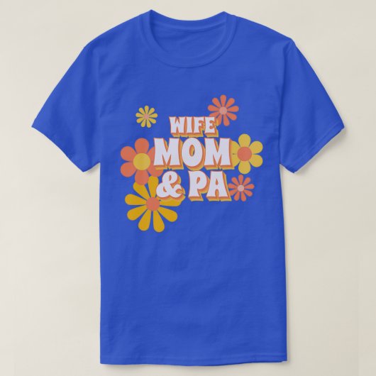 妻ママPA医師アシスタント引用文タイポグラフィ Tシャツ (デザイン正面)