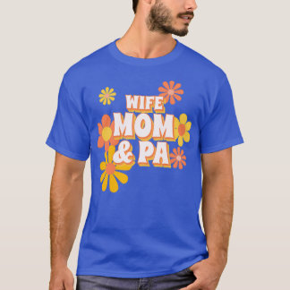 妻ママPA医師アシスタント引用文タイポグラフィ Tシャツ