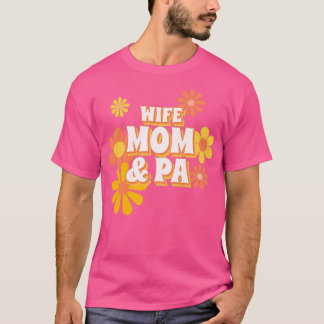 妻ママPA医師アシスタント引用文タイポグラフィ Tシャツ