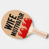 妻モチベーターおもしろい卓球ラケット 卓球ラケット (横)