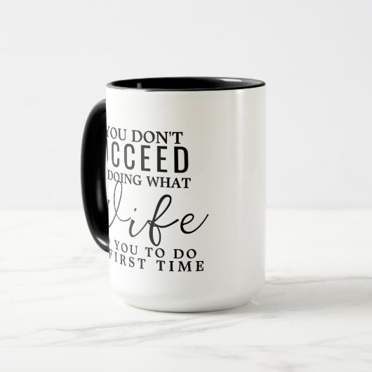 妻ユニーク誕生日ギフト、おもしろい諺ノベルティ マグカップ (正面左)