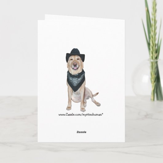 妻ユーモアのあるからの父の日 カード (裏面)