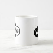 妻ロゴ コーヒーマグカップ (中央)
