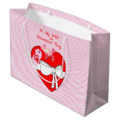 妻与えのハートプレゼント ラージペーパーバッグ (裏面アングル)