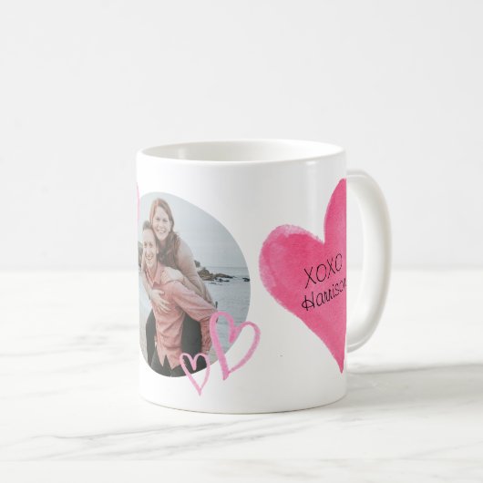 妻最高のの写真カスタム結婚のおもしろいユーモア コーヒーマグカップ (正面右)