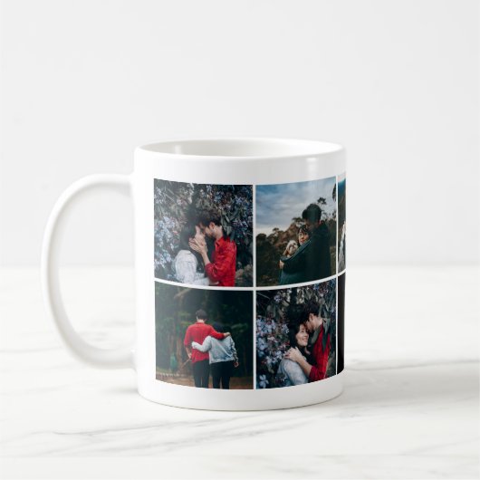 妻最高のは今まで写真パーソナライズされたコーヒーマグ コーヒーマグカップ (左)