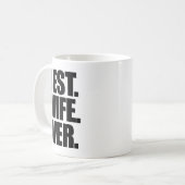 妻最高の今まで コーヒーマグカップ (正面左)