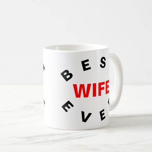 妻最高の今まで コーヒーマグカップ (正面右)