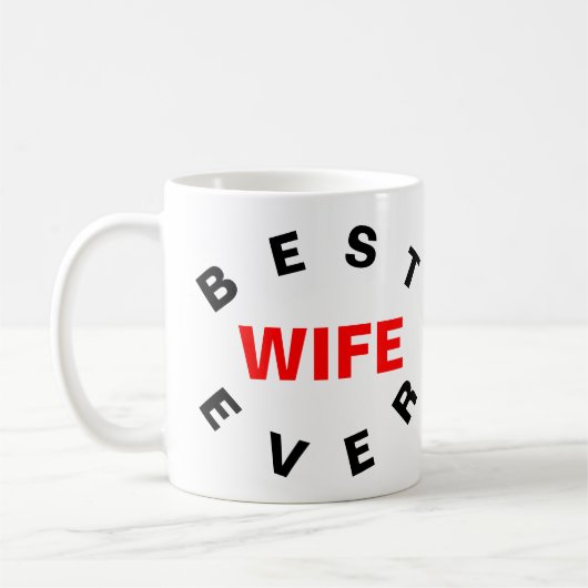 妻最高の今まで コーヒーマグカップ (左)