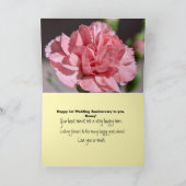 妻結婚の一周忌 カード (内部)