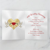 妻結婚40周年記念カーカスタマイズド カード (内部)