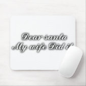 妻親愛サンタがやった マウスパッド (マウス)