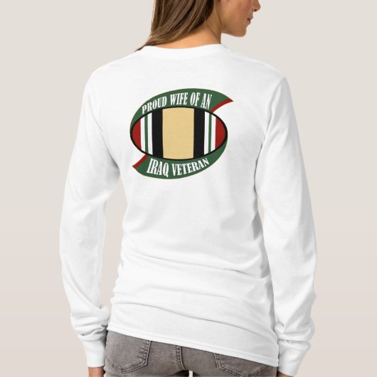 妻誇りを持った Tシャツ (裏面)