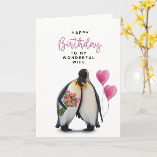 妻誕生日カード カード (黄色い花)