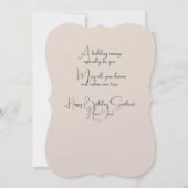 妻誕生日ヴィンテージ花と鳥 (裏面)