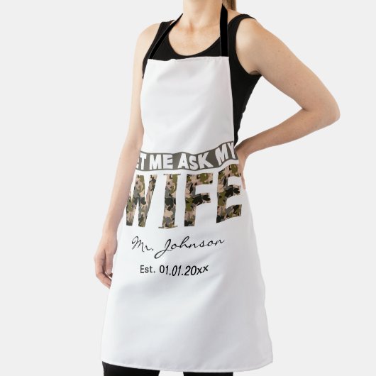 妻頼に任せおもしろいる エプロン (インサイチュ)