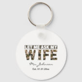 妻頼に任せおもしろいる キーホルダー (裏面)