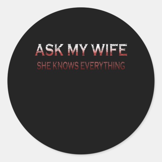 妻頼は人を知っておもしろいいる ラウンドシール (正面)