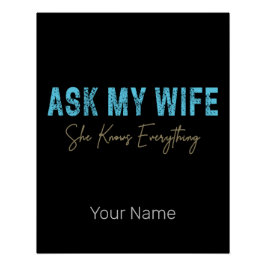 妻頼は全てのことわざを知っておもしろいいる ポスター