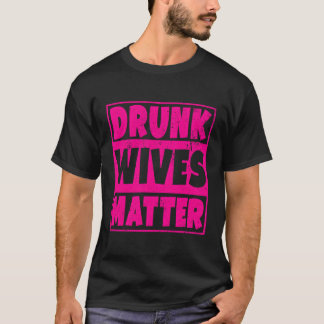 妻飲が問題おもしろい飲み妻バーホッピング Tシャツ