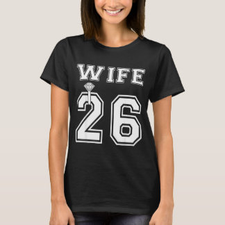 妻2026夫お見合い婚約パーティー Tシャツ