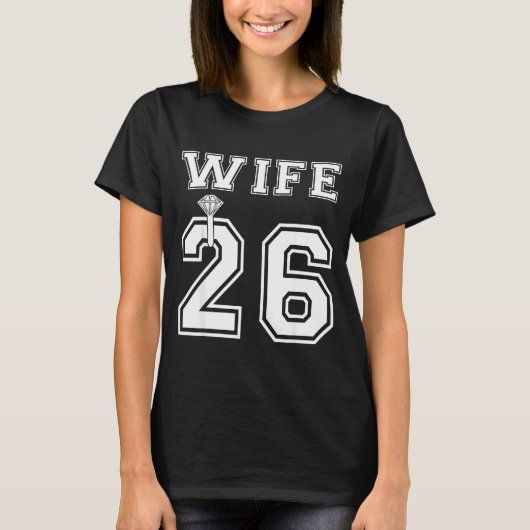 妻2026夫お見合い婚約パーティー Tシャツ (正面)