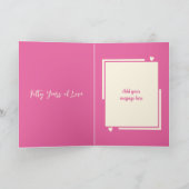 妻50周年我々はそれをピンクに作った カード (内部)