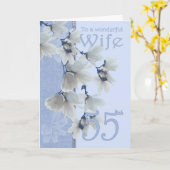 妻55誕生日-誕生日カード妻 カード (黄色い花)