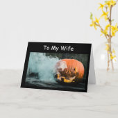 妻「あなたと一緒に祝いい」カード カード (黄色い花)