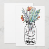 妻 アート 幸せはメモになること セーブザデート (正面/裏面)