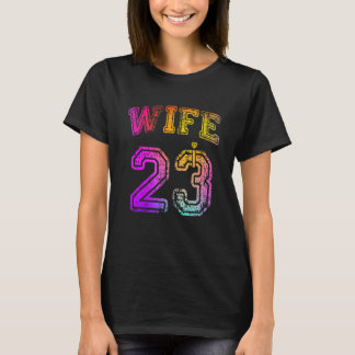 妻 エンゲージパーティー 妻 お揃い 2023 ハネムーン Tシャツ