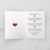 妻-ノートのためのバレンタインデー愛メッセージ シーズンカード (内部)