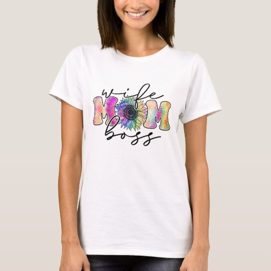 妻 ママ 上司 - 母の日 Tシャツ (正面)