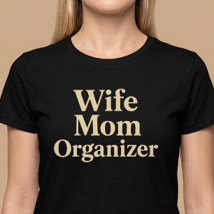 妻 ママ 整理整頓 Tシャツ