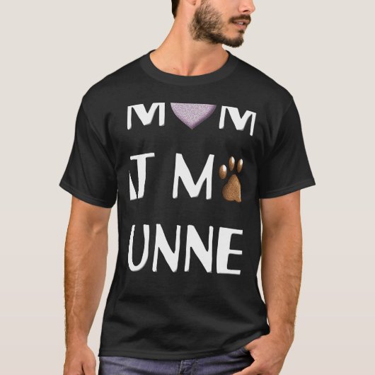 妻 ママ 猫好き ランナー ギフト かわいい ランニングママの志 Tシャツ (正面)