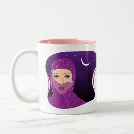 妻、ミイラ、姉妹のためのカスタマイズEIDムバラクのマグ ツートーンマグカップ (左)