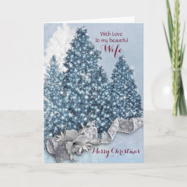 妻/メリークリスマス-光るクリスマスの木 シーズンカード