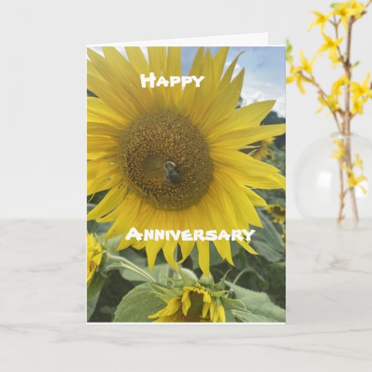 **妻**命日 カード (黄色い花)