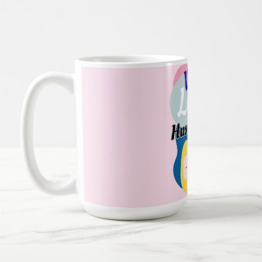 妻,忠実な夫,強さ コーヒーマグカップ (左)