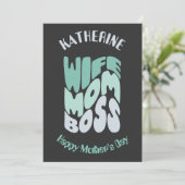 妻、母、ボスカスタム母の日カード シーズンカード (スタンド正面)