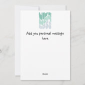 妻、母、ボスカスタム母の日カード シーズンカード (裏面)