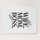 妻。母。ボス。 ジグソーパズル (横)