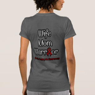 妻/母/戦士…脳動脈瘤 Tシャツ