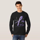 妻-私の人生の一般にCancer英雄 Tシャツ (正面フル)