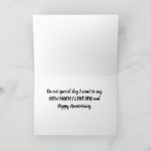 ***妻*** 誕生日に **愛してる** カード (内部)